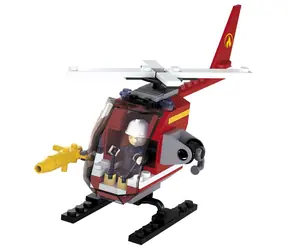 Sluban Firefighters M38-B0622D Helikopter strażacki / Lego - kompatybilny / Liczba figurek|części: 1|77 / od 6 lat