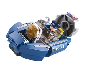 Sluban Police M38-B0638A Poduszkowiec / Lego - kompatybilny / Ilość figurek|sztuk: 1|74 / od 6 lat