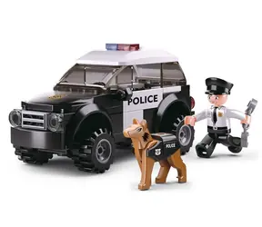 Sluban Police M38-B0639 Patrol z psem / kompatybilność z Lego / Ilość figurek|sztuk: 1|78 / od 6 lat