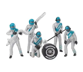 Carrera 21133 EVO | D132 | D124 - Figurki - Mechanika biało-niebieska