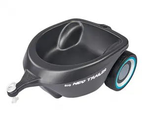 Big Bobby Car Neo Trailer antracyt / przyczepka dla dzieci / ładowność 25 kg / od 1 roku