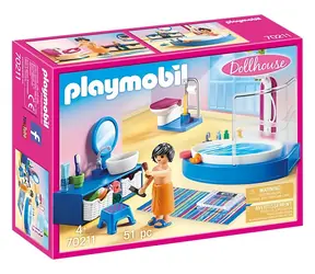 Playmobil® Domek dla lalek 70211 Łazienka z wanną /od 4 lat