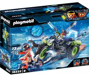 Playmobil® Top Agents 70232 ARCTIC REBELS Rowerek trójkołowy na lodzie /od 4 lat