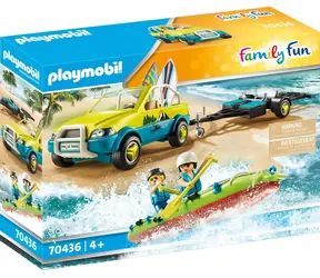 Playmobil® Family Fun 70436 Samochód plażowy z przyczepą kajakową / od 4 lat