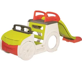 Smoby Adventure Car plac zabaw ze zjeżdżalnią / od 2 lat