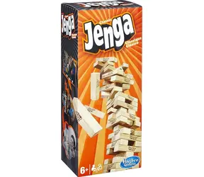 Drewniany zestaw Hasbro Jenga Refresh / 54 części / od 6 lat