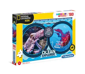 Clementoni 29205 PUZZLE National geographic KIDS - Wyprawa oceaniczna / 180 elementów / od 7 lat