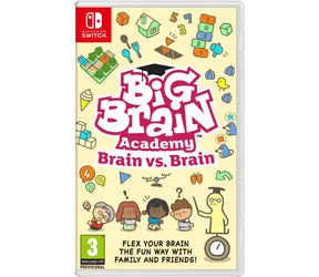 Switch Big Brain Academy: Brain vs Brain / Społecznościowe / Angielski / od 3 lat / Gra na Nintendo Switch