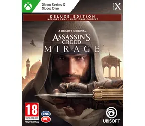 XONE i XSX Assassins Creed Mirage Deluxe Edition / Akcja / Angielski / 18+ / Gra na Xbox One i XSX