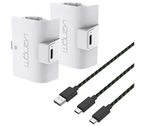 Venom VS2874 2szt biały / Bateria do kontrolera Xbox S/X/One / 2x 1100mAh