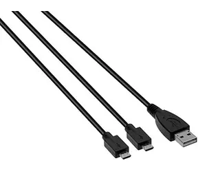 Venom VS2794 czarny / Kabel zasilający do PS4 / 2x micro-USB / 3M