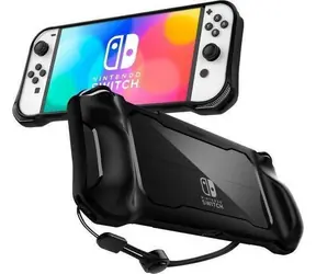 Pokrowiec ochronny Spigen Rugged Armor na Nintendo Switch OLED czarny 