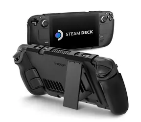 Pokrowiec ochronny Spigen Thin Fit z Kick Stand na pokład Steam Deck w kolorze czarnym 