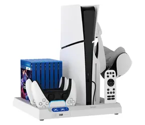 iPega P5S028 Uniwersalna podstawka ładująca z chłodzeniem do PS5/PS5 Slim czarna