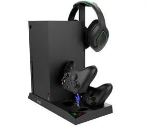 iPega XBX013 Wielofunkcyjna podstawka ładująca do Xbox Series X czarna