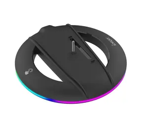 iPega P5S025S Stojak pionowy z RGB do PS5 Slim, czarny