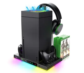 iPega XBX024S Wielofunkcyjna podstawka ładująca RGB z chłodzeniem do Xbox