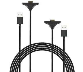 Kabel ładujący iPega SW2119A do kontrolerów JoyCon Nintendo Switch 2, czerwony/niebieski / 3 m / 2 szt.