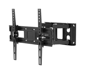 HAMA 220897 Ruchomy uchwyt ścienny do telewizora 400x400 czarny / 40kg