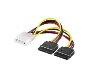 Kabel zasilający Gembird SATA/15cm/1x 5,25 na 2xSATA
