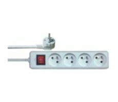 Solight Przedłużacz 4 gniazda - długość 3 m - wyłącznik / SOLID