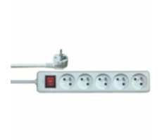 Solight Przedłużacz 5 gniazd / SOLID / wyłącznik / długość 2 m