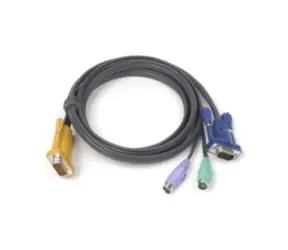 Zintegrowany kabel Aten do podłączenia KVM PS/2 3M/ 2L-5203P