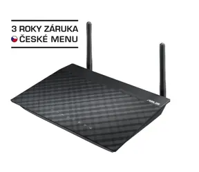 Asus RT-N12NE/ Router WiFi N / AP / 1x WLAN / 4X LAN 10/100 / 2x antena