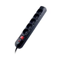 Listwa przeciwprzepięciowa Tracer PowerGuard 1,8 m / 5 gniazd / czarna