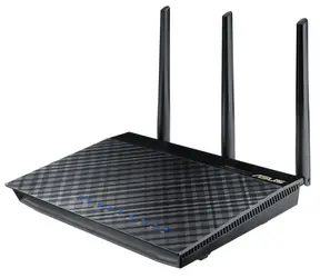 Router Asus RT-AC66U / MIMO AC1750 / 2,4 GHz - 450 Mbps / 5 GHz - 1300 Mbps / GWAN + 4X GLAN / 2x USB 2.0 / 1x USB 3.0