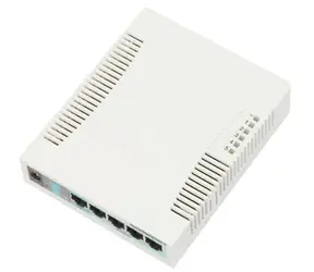 Mikrotik RB260GS / RouterBOARD / 5- Port SMART przełącznik Gigabit / klatka SFP / SwOS / obudowa plastikowa / zasilacz