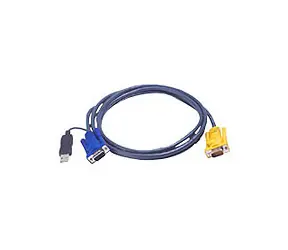 Kabel Aten KVM HD15-SVGA/USB/1,2m