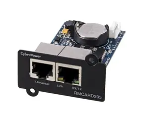 Karta rozszerzeń CyberPower SNMP / z możliwością podłączenia czujnika do monitorowania środowiska / SNMP/HTTP