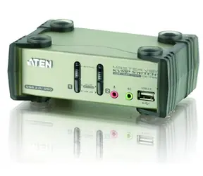 Aten CS-1732B / 2- Port KVMP USB+PS2 / koncentrator USB / audio / OSD / kable 1,2m
