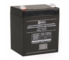 Emos Bezobsługowy akumulator kwasowo-ołowiowy 12V / 5Ah / faston 6,3mm