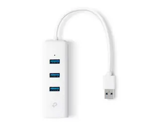 TP-LINK UE330 / Adapter Gigabit Ethernet / 1x RJ45 / 1x USB 3.0 / 3x Hub USB