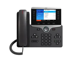 Telefon IP Cisco 8851 (przeznaczony dla Cisco UC Manager) czarny / Telefon VoIP / SIP / RTCP / RTP / SRTP / SDP / 5 linii