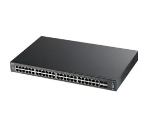 ZyXEL XGS2210-52 / 52- Port zarządzalny przełącznik Gigabit Layer2+ / 48x Gigabit Metal + 4X porty 10GbE SFP+ / Multicast L2