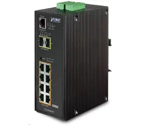 Przełącznik Planet IGS-10020HPT PoE / 8x 1000Base-T / 2x SFP / 802.3at 270W / IP30 / SNMP / IGMPv3 / IPv6