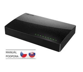 Tenda SG108 8- Port gigabitowy przełącznik Ethernet do komputerów stacjonarnych / IEEE 802.3 / 802.3u / 802.3 AB / bez wentylatora