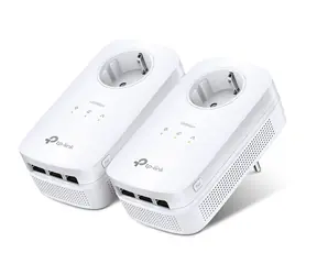 Kit startowy TP-LINK TL-PA8030P / Adapter Powerline AV1300 z gniazdem AC / 3x GLAN / 2szt