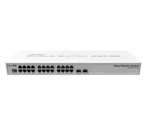 Mikrotik CRS326-24G-2S+RM / 24x mini RJ-45 / 2x SFP+ 10GbE / RouterOS lub SwitchOS / 1U