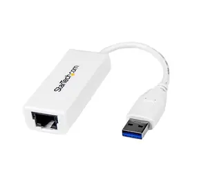 Adapter StarTech USB 3.0 biały / do połączenia sieciowego / RJ45 