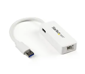 Karta sieciowa StarTech USB 3.0 NIC biała / do połączenia sieciowego / RJ45 