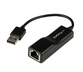 Adapter StarTech USB 2.0 NIC czarny / do połączenia sieciowego / RJ45 