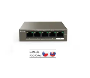 Tenda TEG1105P-4-63W / 5- Port / 1000 Mbps / stacjonarny / PoE