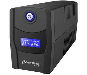 PowerWalker Basic VI 600 STL / UPS zapasowy / 600 VA / 360W / 2x FR / RJ11 / RJ45 / USB