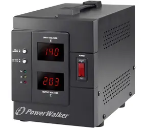 PowerWalker AVR 2000 SIV FR / regulator napięcia / 2000VA / 1600W / 2x FR