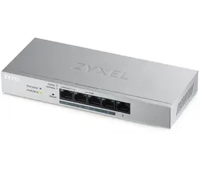 ZyXEL GS1200-5HP v2 / 5- Port przełącznik stacjonarny Gigabit Web SMART / 5x GLAN / 4X PoE / PoE 60W