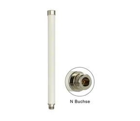 Antena WLAN DeLock 802.11 ac ahbgn N jack 6 ~ 8 dBi 280 mm dookólna biała / zewnętrzna